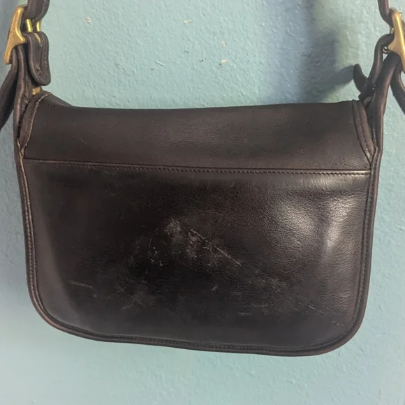Coach Black Leather Bag